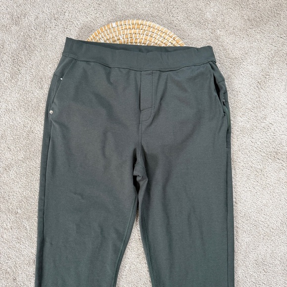 Vuori Men’s Coronado Pants Organic Cotton Super Soft Elastic Waistband Green L - Picture 4 of 14